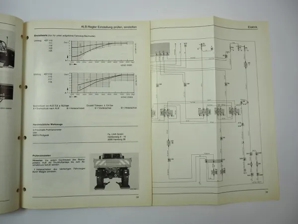Unimog 437 U 1700 1750 1350L 2100 2150 Bremsanlage ABS Werkstatthandbuch 1991