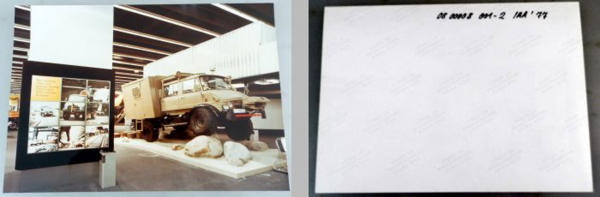 Unimog U1100L Pressefoto Werbefoto IAA 1977