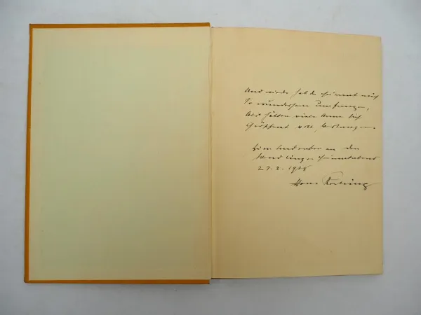 Unsere Heimat Bd.16 Württembergische Blätter 1937 H. Reyhing Widmung vom Autor