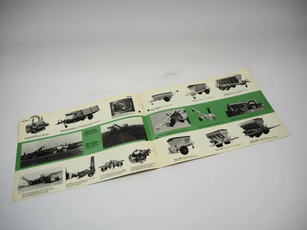 Unsinn Record Ein- und Zweiachsstreuerprogramm für alle Schlepper Prospekt 70er