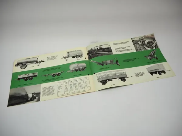 Unsinn Record Ein- und Zweiachsstreuerprogramm für alle Schlepper Prospekt 70er