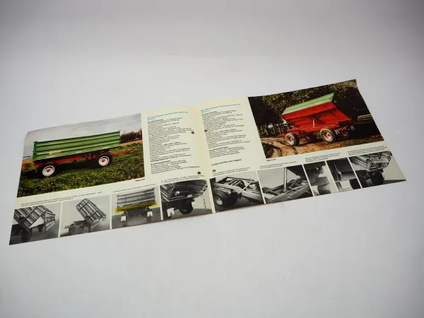 Unsinn Record UKA 3-121 3-161 Dreiseitenkipper Prospekt Technische Daten 1970er