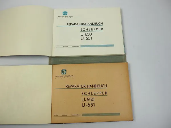 UTB U650 U651 Schlepper Werkstatthandbuch Reparaturhandbuch