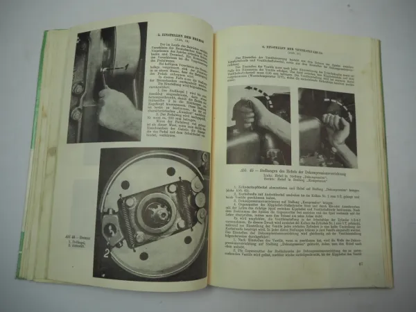 UTOS 45 E Schlepper Betriebsanleitung Wartung Einstellung Pflege 1961 Bukarest Rumänien