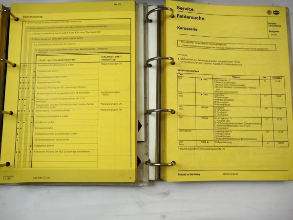 VAG Fehlersuche Audi & VW Motor Klimaanlage Karosserie Räder Kraftübertragung
