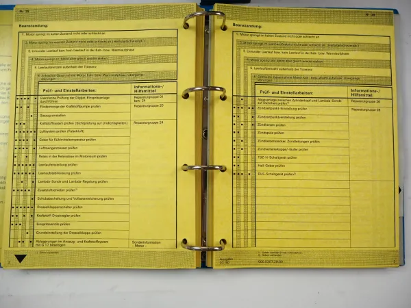 VAG Fehlersuche Motor Klimaanlage Karosserie Reifen Audi 80 100 200 Quattro VW