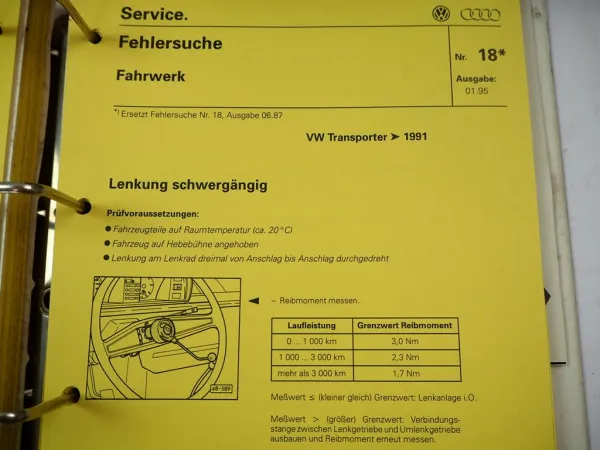 VAG Fehlersuche Motor Klimaanlage Karosserie Reifen Audi 80 100 200 VW Bus Golf