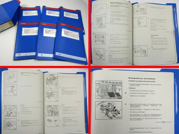 VAG Reparaturleitfaden VW Golf 4 Typ 1J Fahrwerk Elektrische Anlage Bremsen