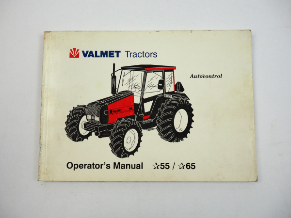 Valmet 355 365 455 465 555 565 665 Tractor Operators Manual Betriebsanleitung