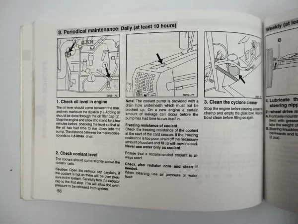 Valmet 355 365 455 465 555 565 665 Tractor Operators Manual Betriebsanleitung
