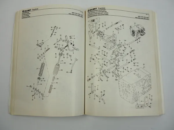 Valmet 6000 6100 6300 6400 6600 8000 8100 8200 8400 Mezzo Ersatzteilkatalog 1994