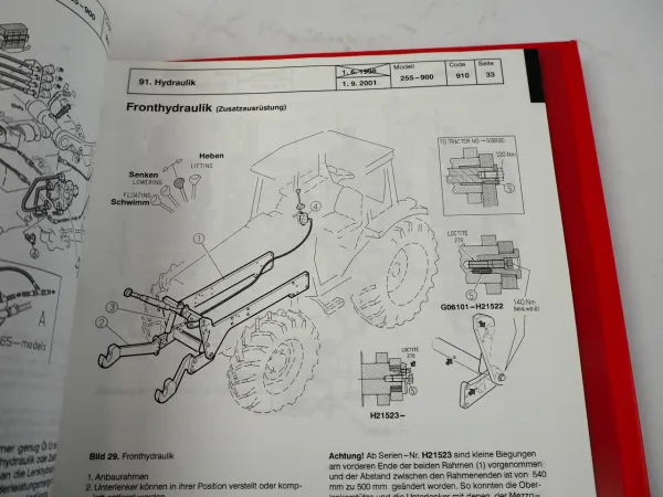 Valtra Valmet 255 355 365 455 465 555 565 665 - 800 900 Werkstatthandbuch