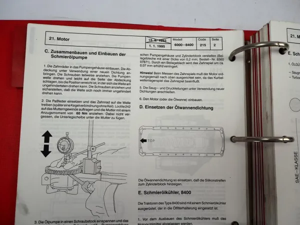 Valtra Valmet 6000 - 8400 6600E - 84700E Traktor Werkstatthandbuch 1990 - 1995 Valtra Valmet 6000 - 8400 6600E - 84700E Traktor Werkstatthandbuch 1990 - 1995