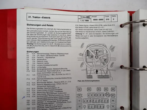 Valtra Valmet 6000 - 8550 6600E - 8750E Traktor Werkstatthandbuch 1990 - 1999
