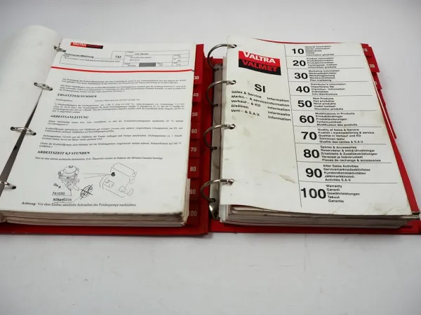 Valtra Valmet Traktor diverse Technische Service Mitteilungen 1993 - 2001 Werkstatthandbuch