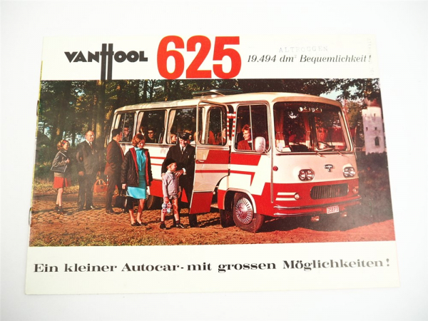 Van Hool 625 Omnibus Reisebus Prospekt 1965