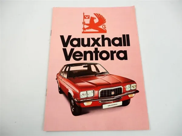 Vauxhall Ventora 3293 cc Saloon Estate Prospekt Brochure 1974