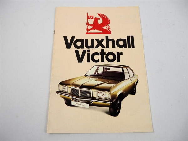 Vauxhall Victor 1800 2300 Saloon Estate Prospekt Brochure 1975