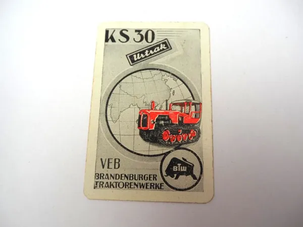 VEB Brandenburger Traktorenwerke KS 30 Urtrak Taschenkalender 1957