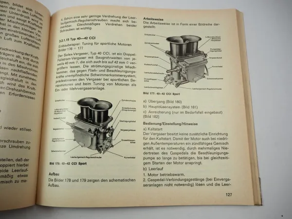 Vergasertechnik und Kraftstoffförderung für den Kraftfahrzeugbetrieb 1974 Gnadt