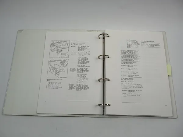 Vibromax Duplexwalze W 100 Betriebsanleitung Ersatzteilliste 1988 / 1993