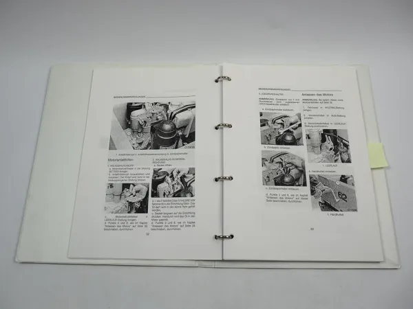 Vibromax Duplexwalze W 62 Betriebsanleitung Ersatzteilliste 1989/1993