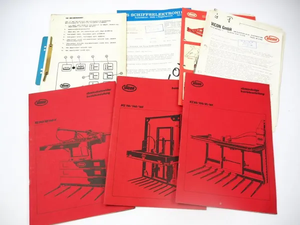 Vicon KS HU KZ 80 110 140 165 Siloblockschneider Siloblocksäge Betriebsanleitung
