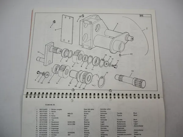Vicon Vario 12080 Industry Kette Grossballenpresse Ersatzteilliste