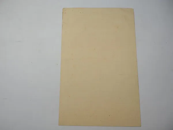 Villa Heilquell Bad Wildungen Hufelandstrasse 15 Speisefolge um 1900 Speisekarte