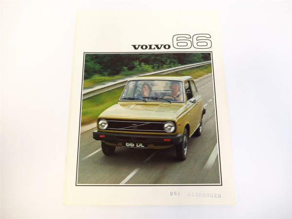 Volvo 66 DL GL PKW Prospekt 1975