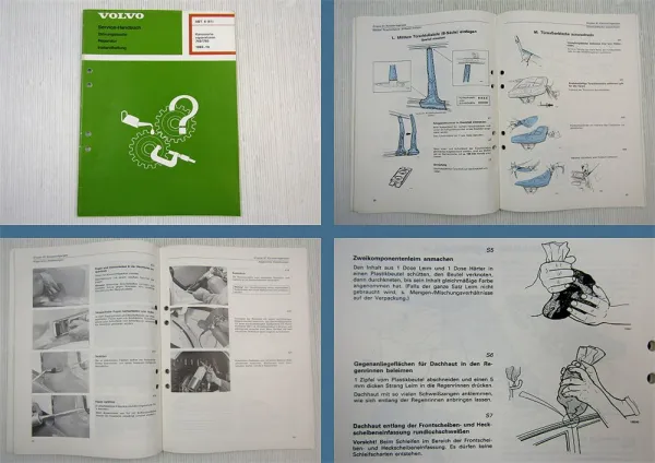 Volvo 740 760 ab 1982 Karosserie Werkstatthandbuch Reparaturanleitung 1985