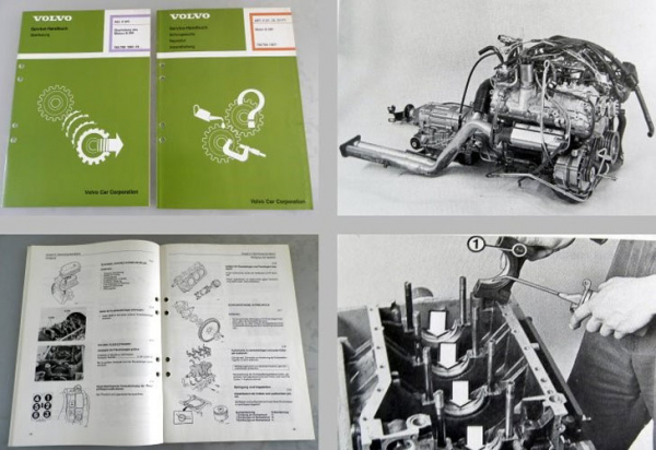 Volvo 760 780 ab 1987 Reparaturanleitung Motor B280 E F Werkstatthandbuch