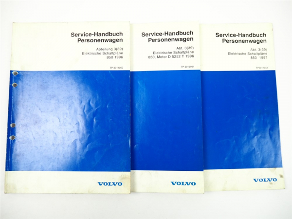 Volvo 850 1996 1997 Elektrische Schaltpläne Schaltplan Werkstatthandbuch