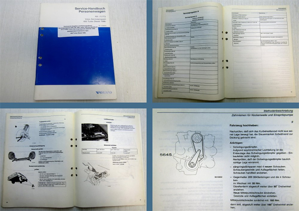 Volvo 850 TD D5252T ab 1996 Serviceprogramm Wartung Werkstatthandbuch