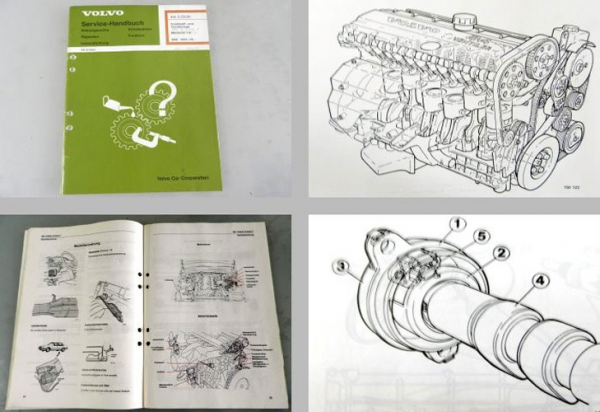 Volvo 960 1991 Kraftstoffanlage Zündanlage Motronic Werkstatthandbuch B6304F