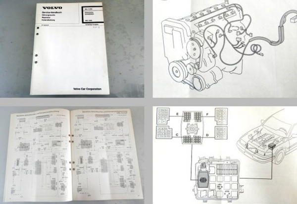 Volvo 960 MJ 1995 Elektrische Schaltpläne Werkstatthandbuch