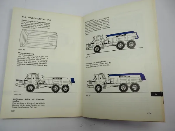 Volvo BM 861 5350 Dumper Muldenkipper Handbuch Grundlagen der Erdbewegung
