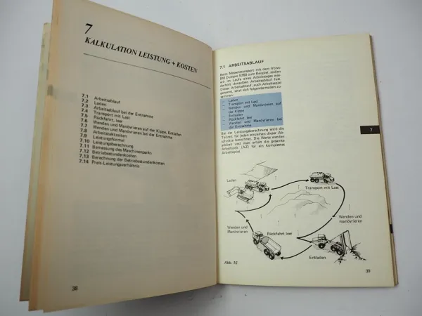 Volvo BM 861 5350 Dumper Muldenkipper Handbuch Grundlagen der Erdbewegung