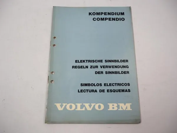 Volvo BM Elektrische Sinnbilder Regeln zur Verwendung Handbuch 1983