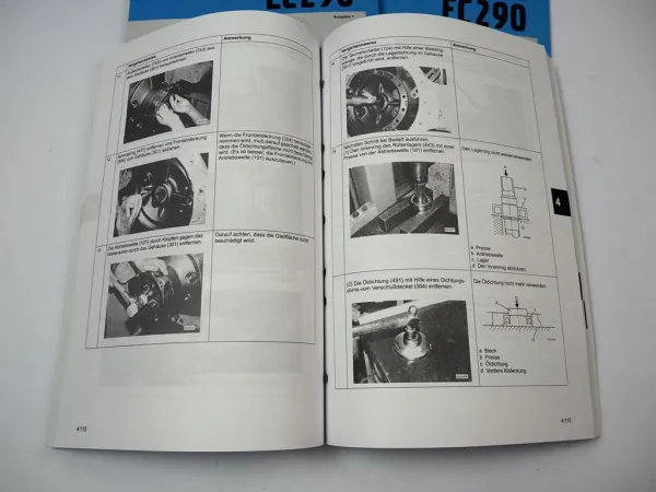 Volvo EC290 Hydraulik Bagger Werkstatthandbuch Reparaturanleitung 2000