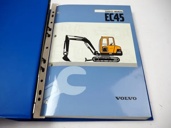 Volvo EC45 Type 284 Hydraulic Excavator Shop Service Repair Manual 2000