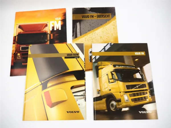 Volvo FM Truck LKW 4x Prospekt Poster 2001/06