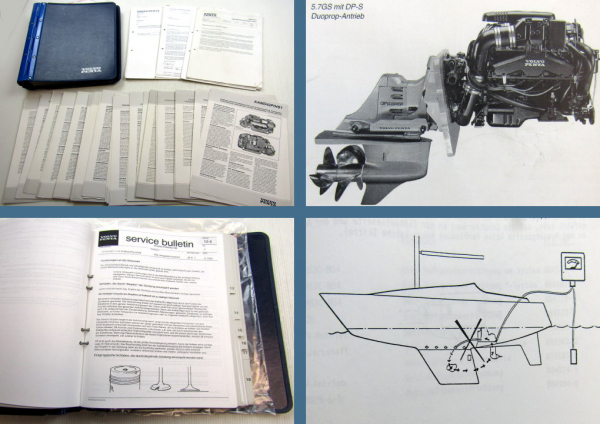 Volvo Penta Service Bulletin Servicemitteilung Technische Daten 1990-1998