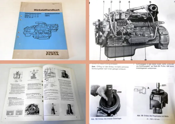 Volvo Penta TAMD61A/71A TD61A TD71A TID61AG ... Werkstatthandbuch Reparatur 1988