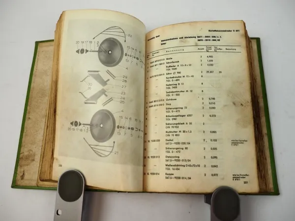 VVB Landmaschinenbau DDR E671 Kartoffelsammelroder Ersatzteilliste 1968