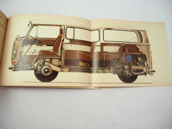 VW Bus Transporter T2 T2a Bulli Betriebsanleitung Bedienung Wartung 1970