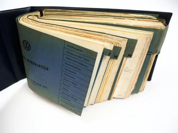 VW Dienst Technische Merkblätter 1966 - 1968 VW Käfer Transporter T2