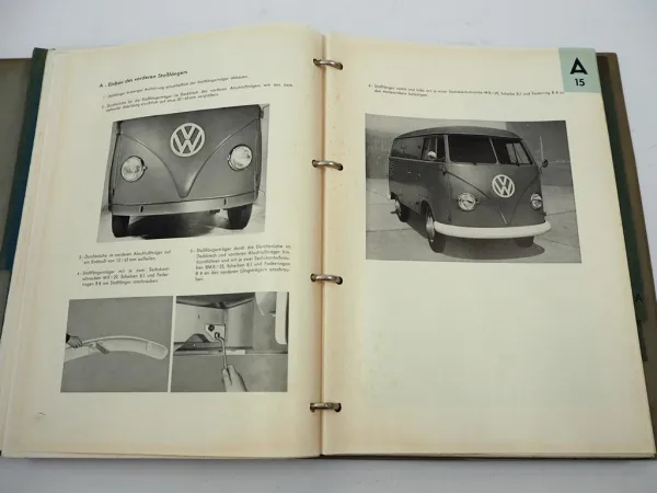 VW Dienst Technische Mitteilungen 1958-66 Käfer Transporter T1 Karmann Ghia