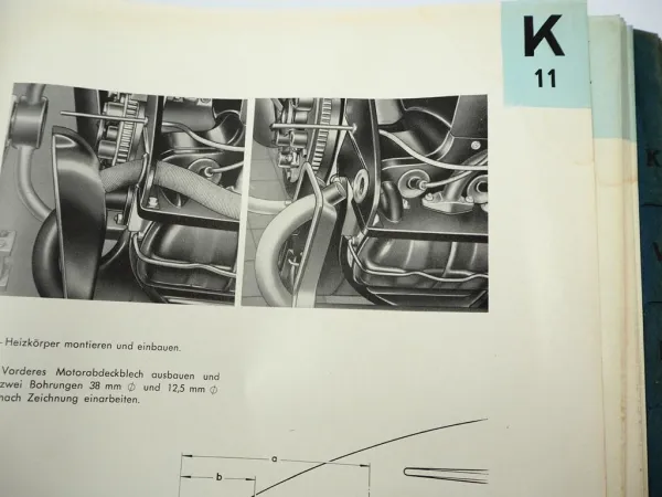 VW Dienst Technische Mitteilungen 1958-66 Käfer Transporter T1 Karmann Ghia
