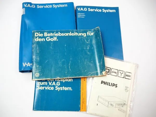 VW Golf 1 171 Bordmappe Betriebsanleitung Bedienungsanleitung 1978 GTI